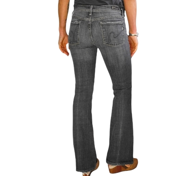 Citizens Of Humanity Ingrid #002 Stretch Low Rise Flair Size 29 Grey - Picture 4 of 7